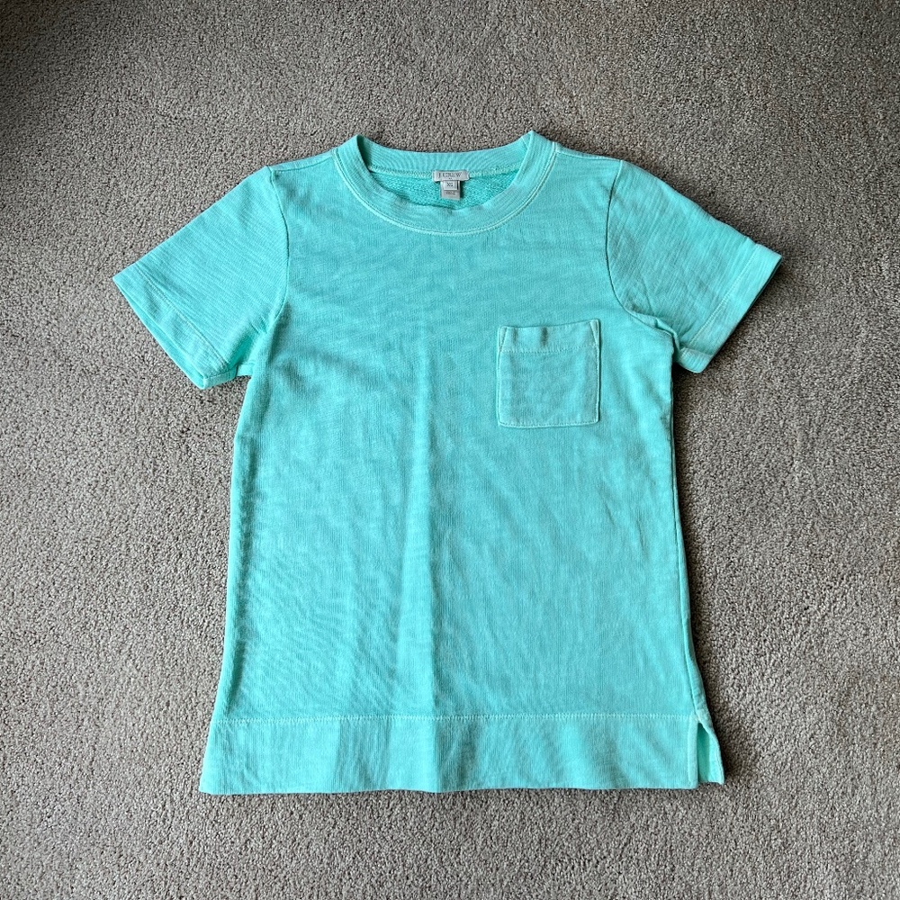 J Crew Sweatshirt T-shirt Seafoam Green Size XS